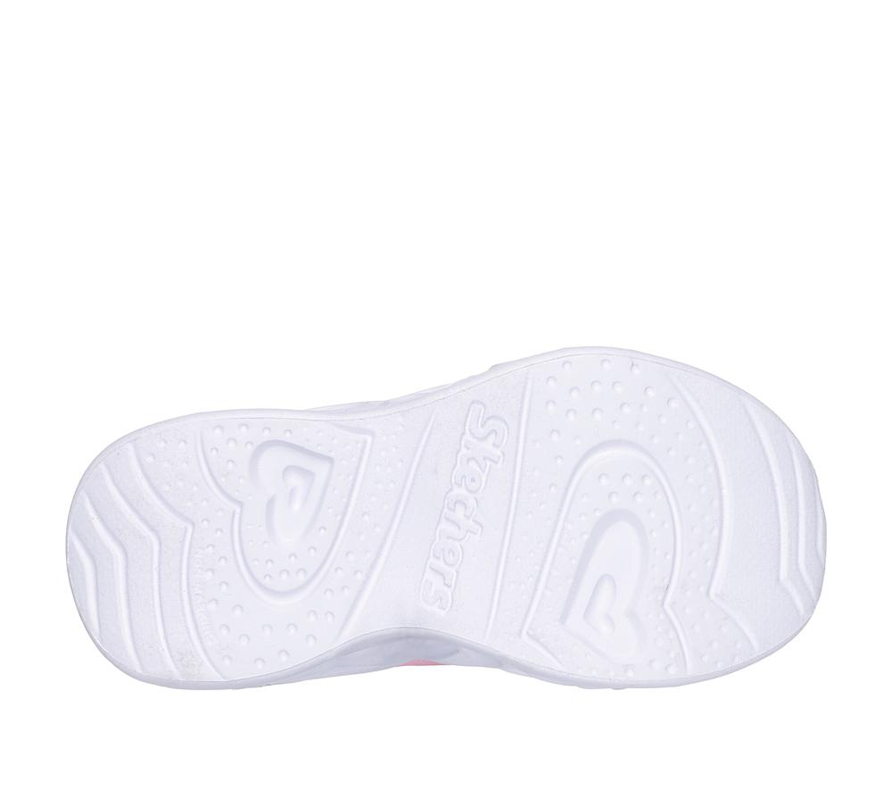 Girls's Skechers Heart Lights - Retro Hearts Light Up Sneakers Light Pink  USA |  2834-PTRDZ