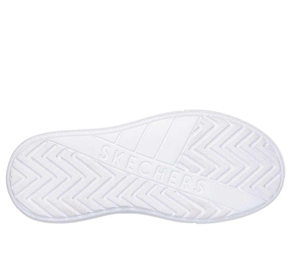 Girls's Skechers JGoldcrown: Hyperlift Sneakers White / Multicolor  USA |  2460-ZQOCF