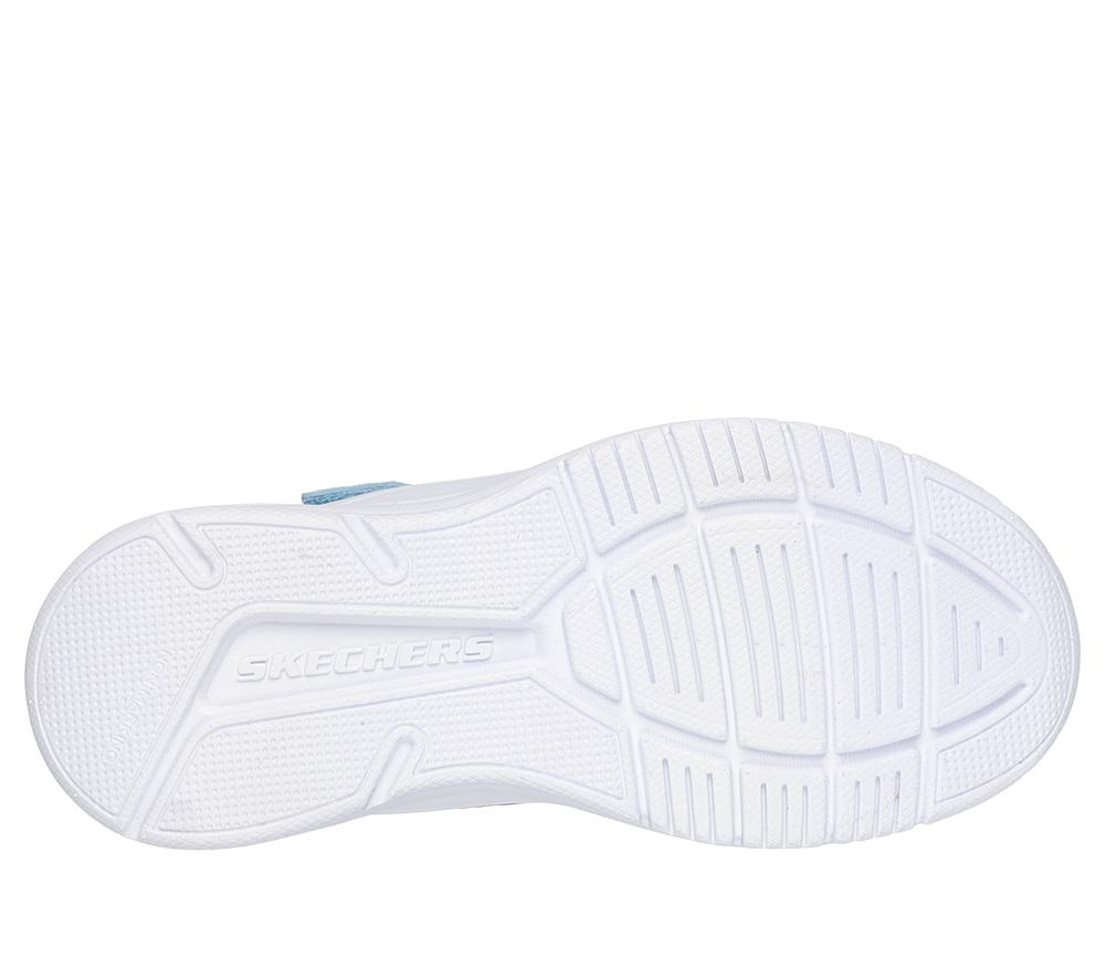 Girls's Skechers Microspec Advance Sneakers Aqua / Purple  USA |  8419-ACTZN