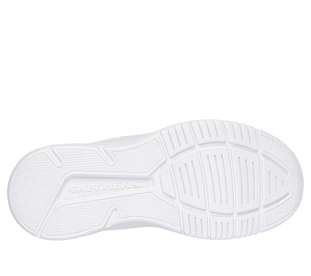 Girls's Skechers Microspec Advance Sneakers White / Lavender / Mint  USA |  9047-ECFNK