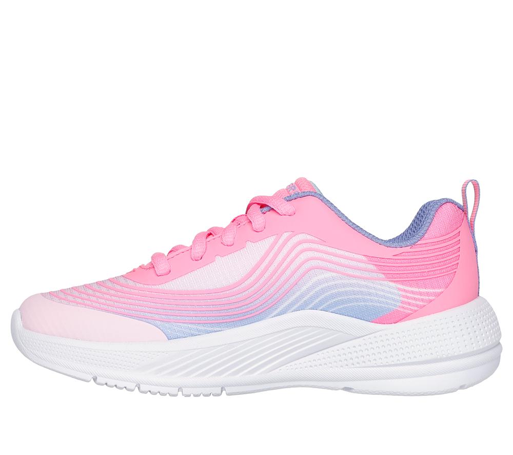 Girls's Skechers Microspec Advance Sneakers Light Pink  USA |  9532-APXKT
