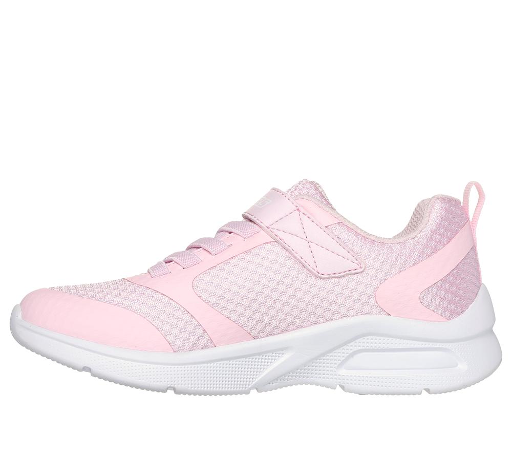 Girls's Skechers Microspec Max - Racer Gal Sneakers Light Pink  USA |  4519-DWSJO