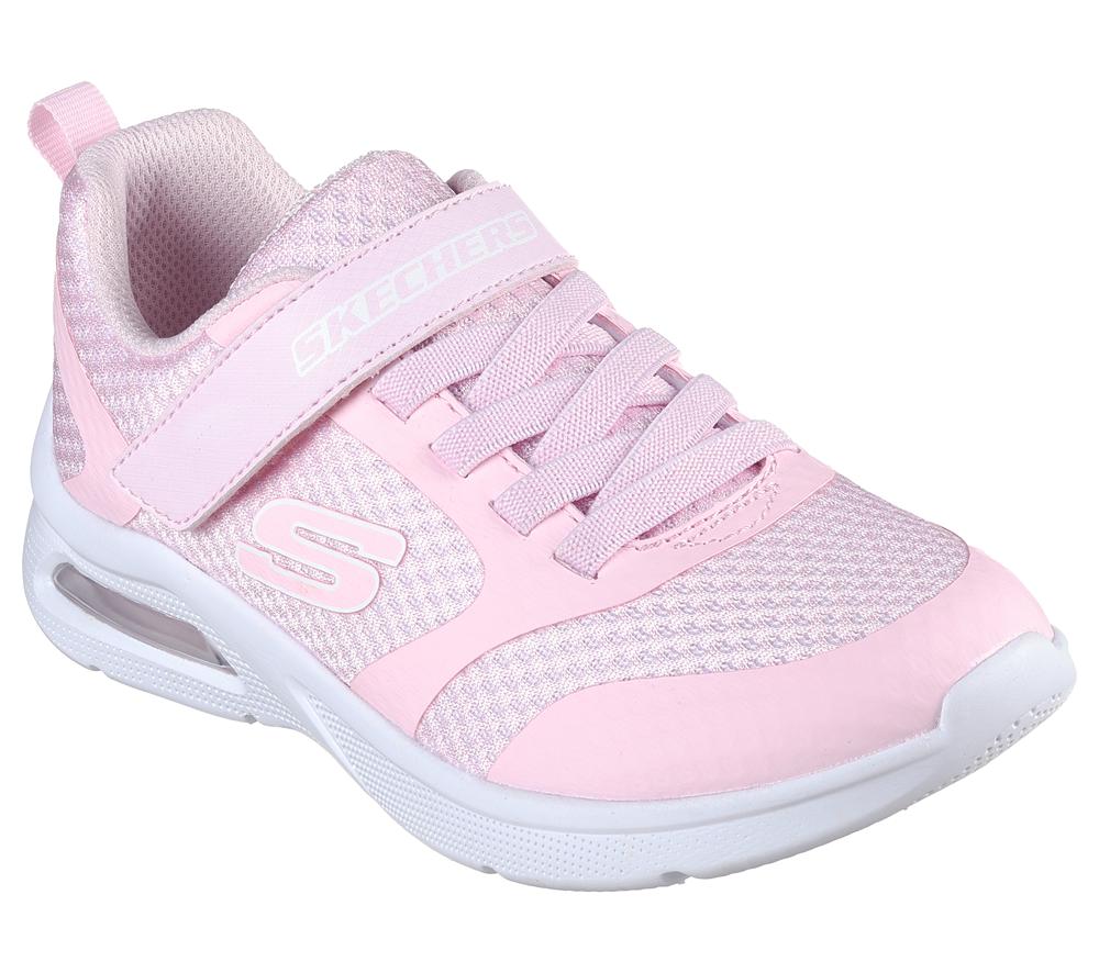 Girls's Skechers Microspec Max - Racer Gal Sneakers Light Pink  USA |  4519-DWSJO