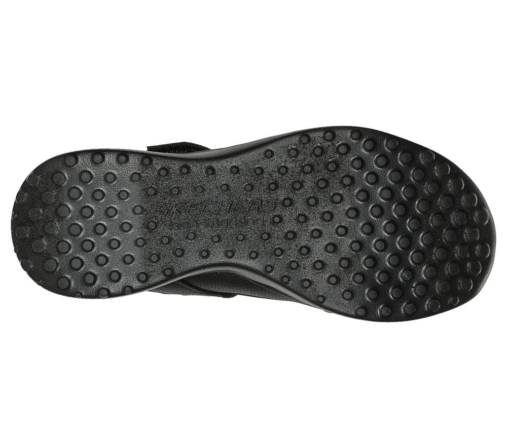 Girls's Skechers Microstrides - Recess Rules Sneakers Black  USA |  8372-NBMXA