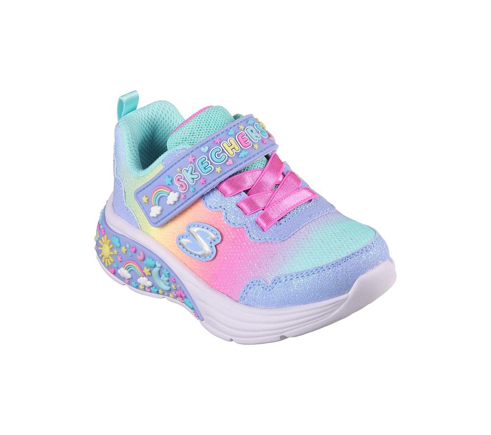 Girls's Skechers My Dreamers Sneakers Light Blue / Multicolor  USA |  4986-ZEIDN