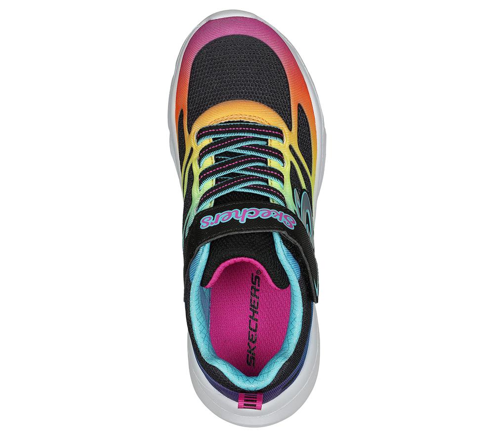Girls's Skechers Power Jams Sneakers Black / Multicolor  USA |  9247-VENRG