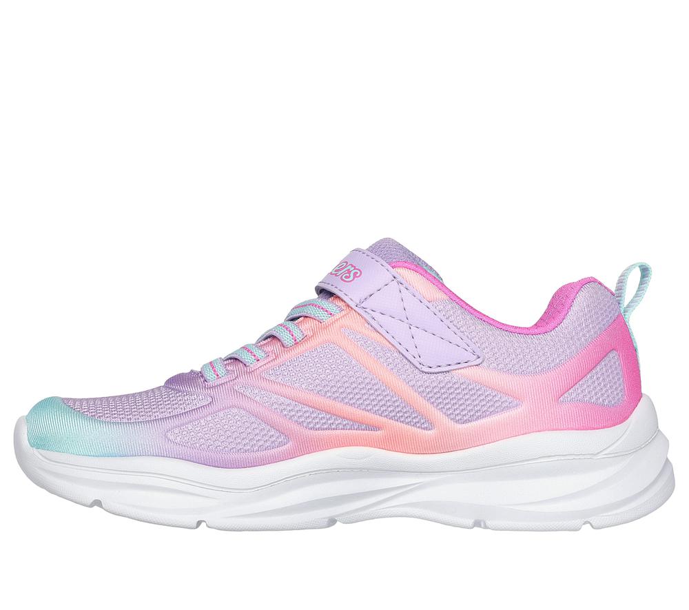 Girls's Skechers Power Jams Sneakers Lavender / Multicolor  USA |  6297-JHBEY