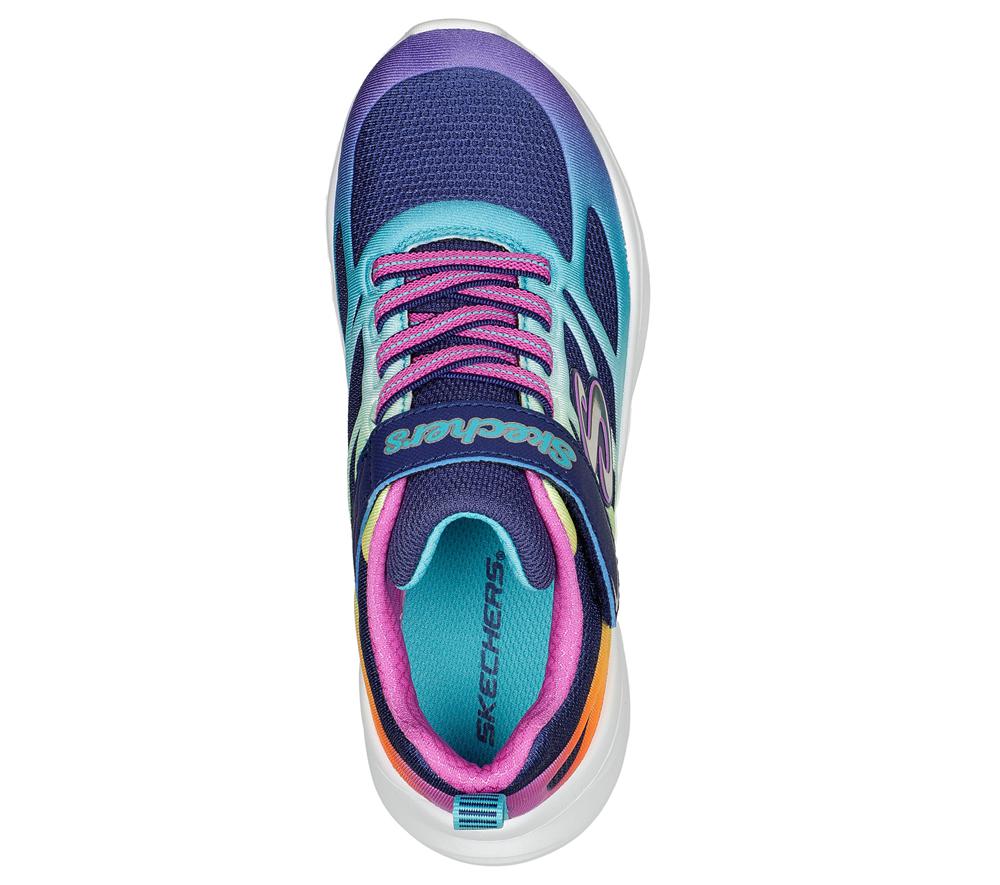 Girls's Skechers Power Jams Sneakers Navy / Multicolor  USA |  6358-KURAO