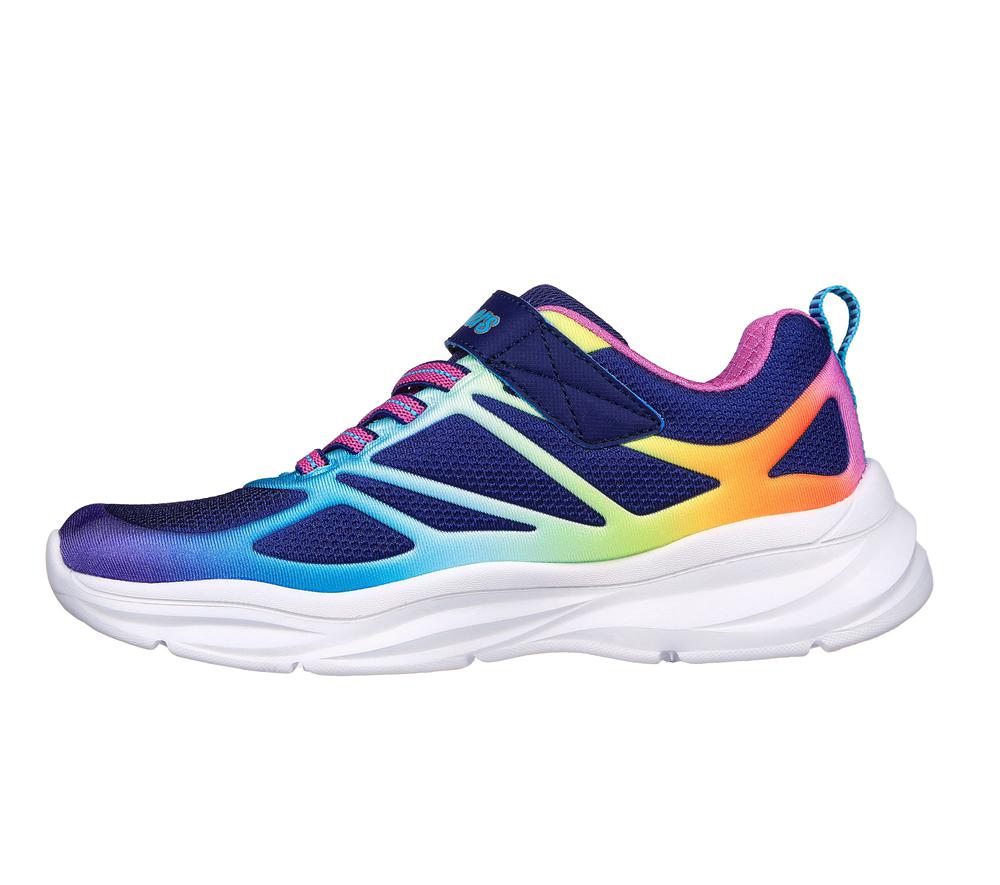 Girls's Skechers Power Jams Sneakers Navy / Multicolor  USA |  6358-KURAO