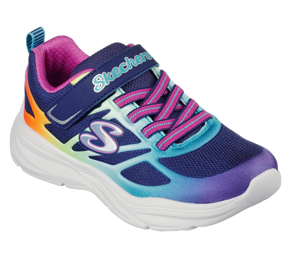 Girls's Skechers Power Jams Sneakers Navy / Multicolor  USA |  6358-KURAO