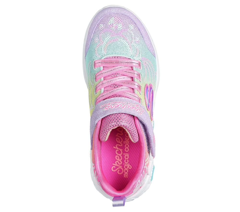Girls's Skechers Princess Wishes Light Up Sneakers Multicolor  USA |  1620-FEDRU