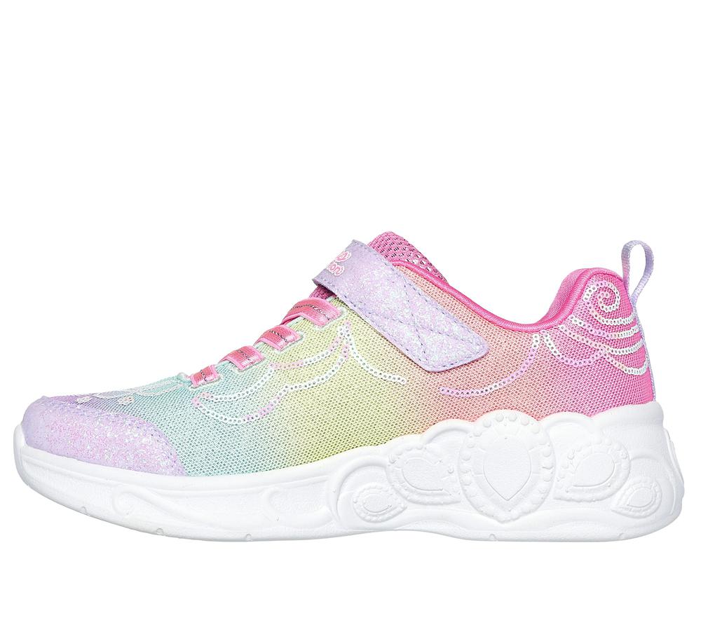 Girls's Skechers Princess Wishes Light Up Sneakers Multicolor  USA |  1620-FEDRU