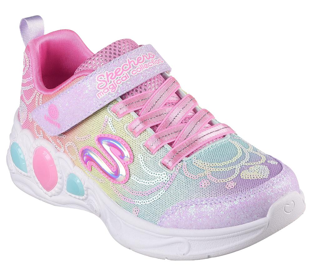 Girls's Skechers Princess Wishes Light Up Sneakers Multicolor  USA |  1620-FEDRU