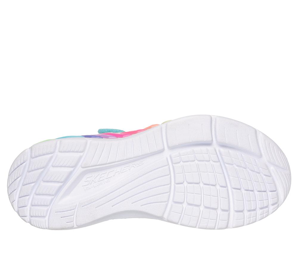 Girls's Skechers Rainbow Cruisers Sneakers Turquoise / Multicolor  USA |  4120-LCMAV