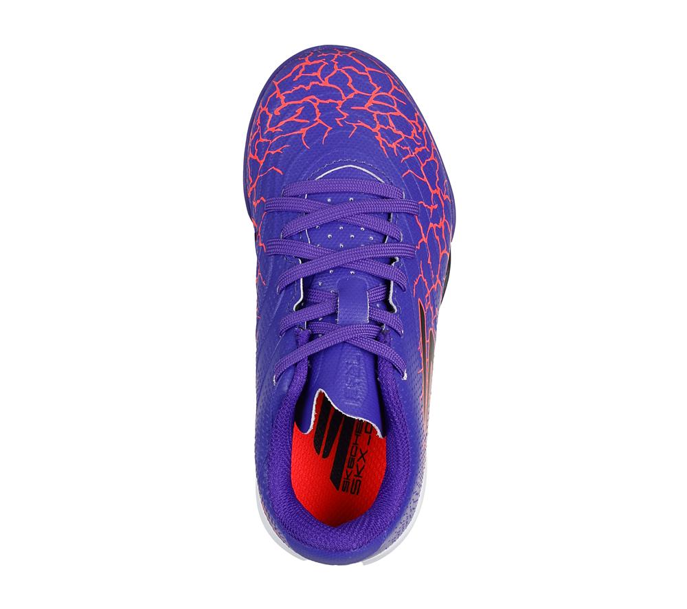 Girls's Skechers SKX_ 1.5 Jr Td TF Sneakers Purple  USA |  8123-XQSJE