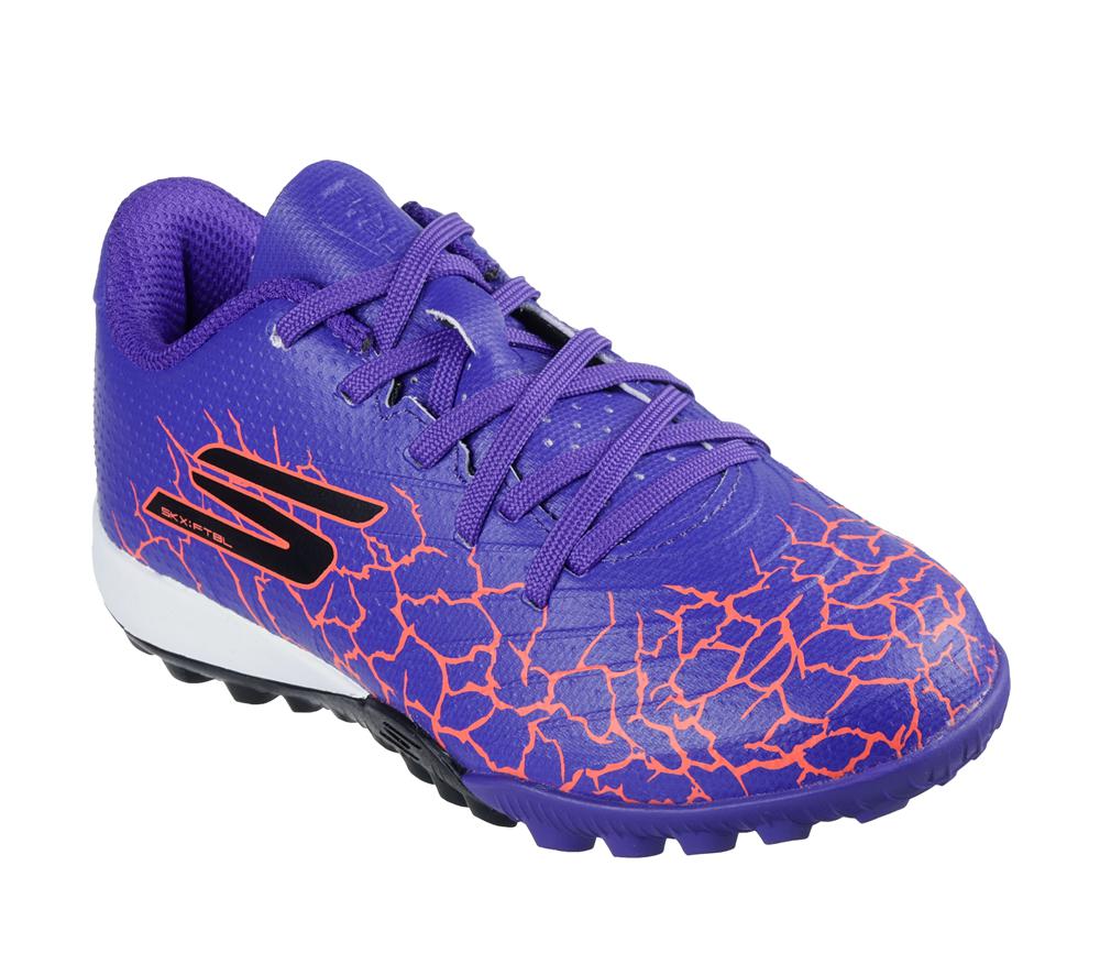 Girls's Skechers SKX_ 1.5 Jr Td TF Sneakers Purple  USA |  8123-XQSJE