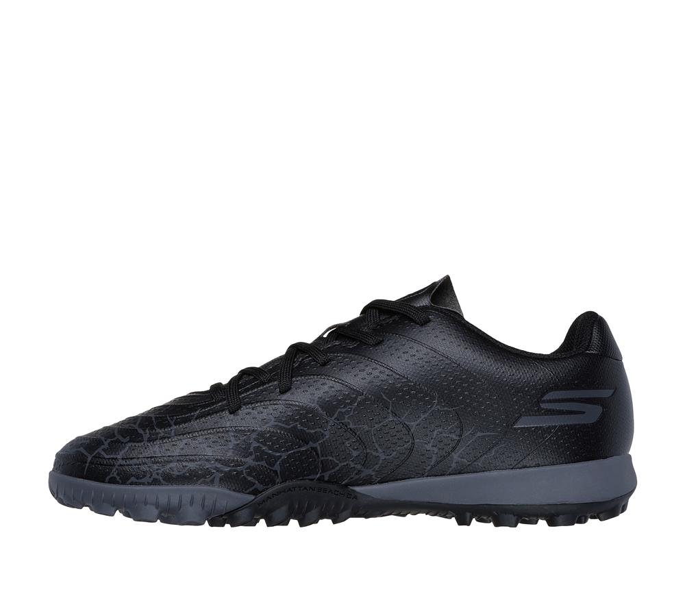 Girls's Skechers SKX_ 1.5 Jr Td TF Sneakers Black / Silver  USA |  4029-OISMQ