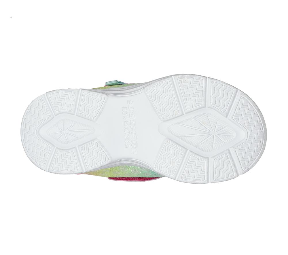 Girls's Skechers S-Lights: Glimmer Kicks - Skech Pets Sneakers Pink / Multicolor  USA |  7632-FCIXO