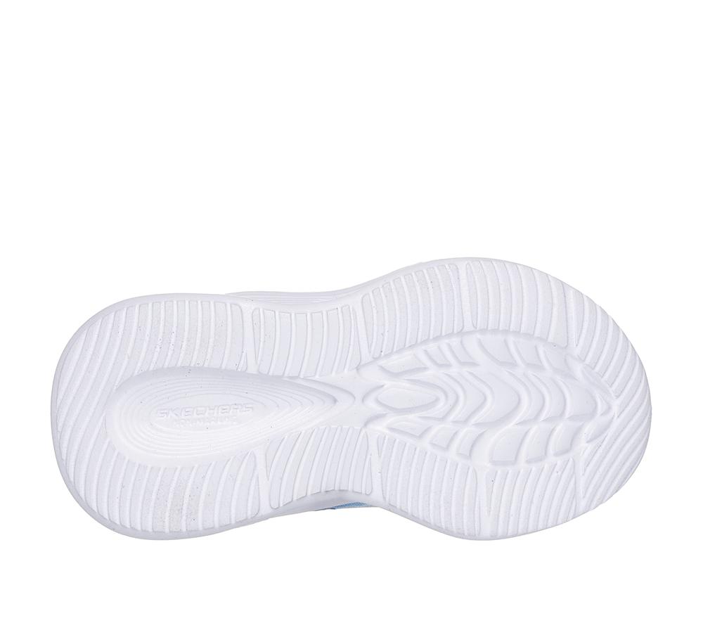 Girls's Skechers S-Lights: Sola Glow - Ombre Deluxe Sneakers Navy / Light Blue  USA |  1549-TZFQL