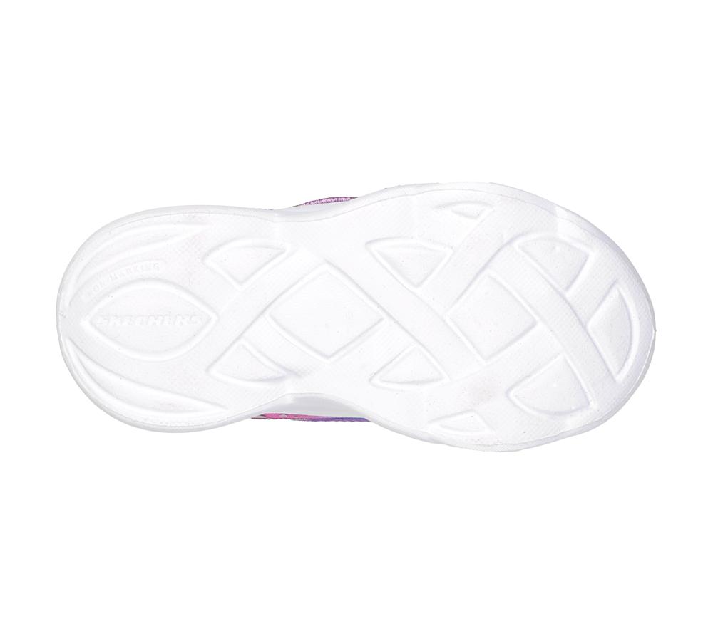 Girls's Skechers S Lights: Twisty Brights - Wingin' It Light Up Sneakers Lavender / Pink  USA |  4687-LTCPD