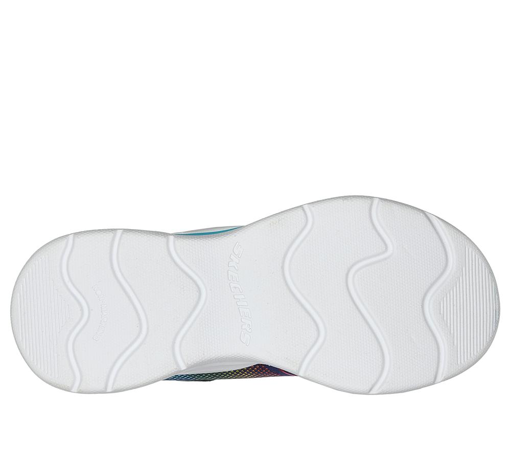 Girls's Skechers S Lights: Wavy Beams Light Up Sneakers Navy / Multicolor  USA |  7056-IJEBS