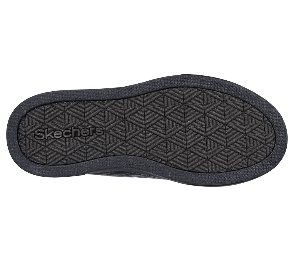 Girls's Skechers Shoutouts - Glimmer Zip Sneakers Black  USA |  0925-QLDHP