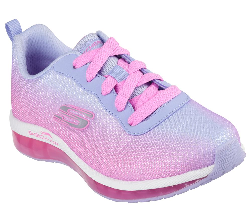 Girls's Skechers Skech-Air Element Elite - Purely Lace Up Shoes Lavender / Pink  USA |  3152-BSHMO