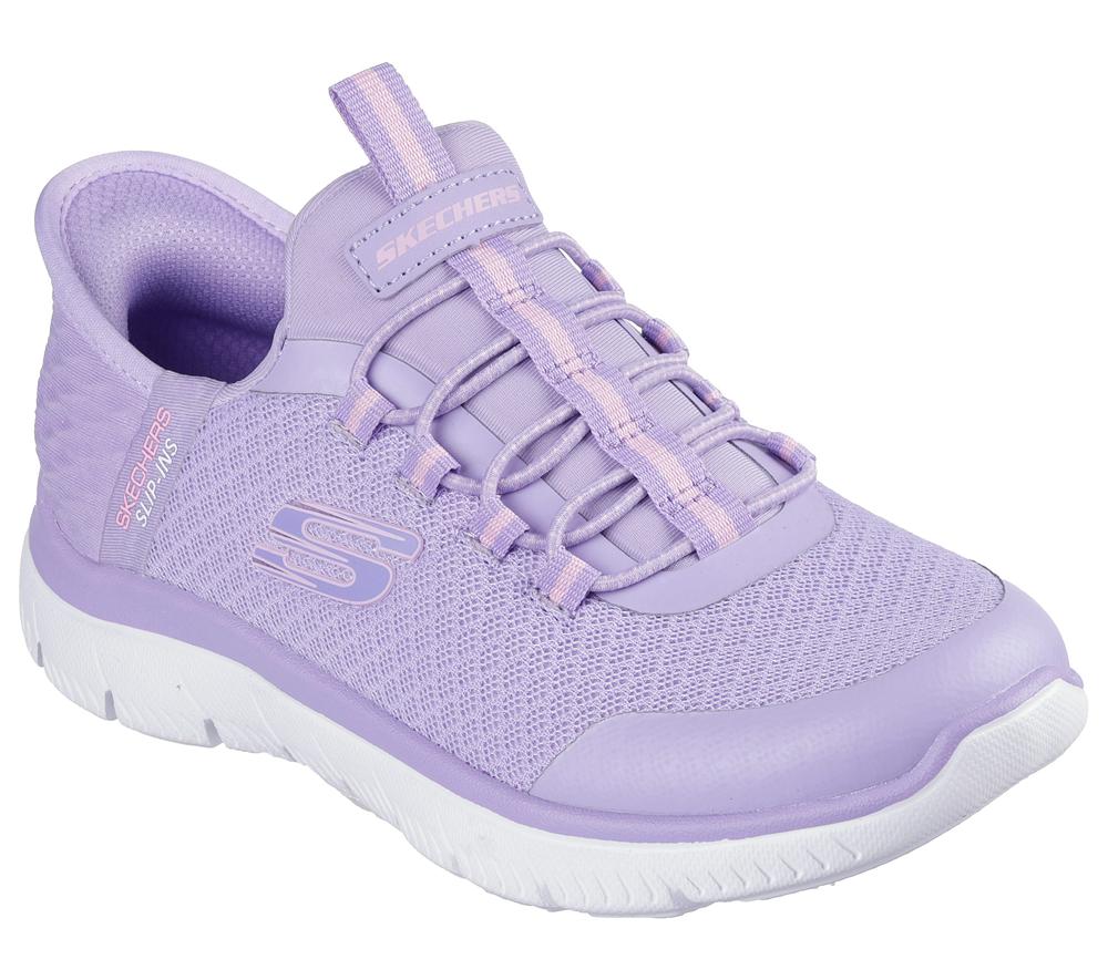 Girls's Skechers Slip-ins: Summits Sneakers Lavender Purple  USA |  4850-OCLJV
