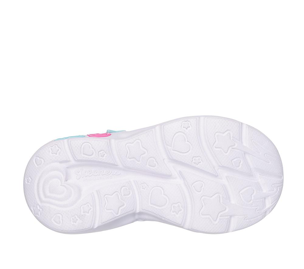 Girls's Skechers Snuggle Sneaks - Skech Squad Sneakers Mint / Multicolor  USA |  3478-RIJMP