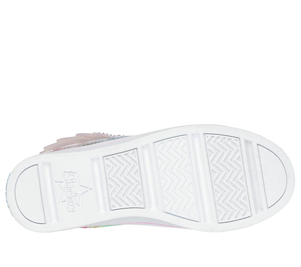Girls's Skechers Twinkle Toes: Twi-Lites 2.0 - Dreamy Wings Light Up Sneakers Hot Pink / Multicolor  USA |  5843-MFKCH