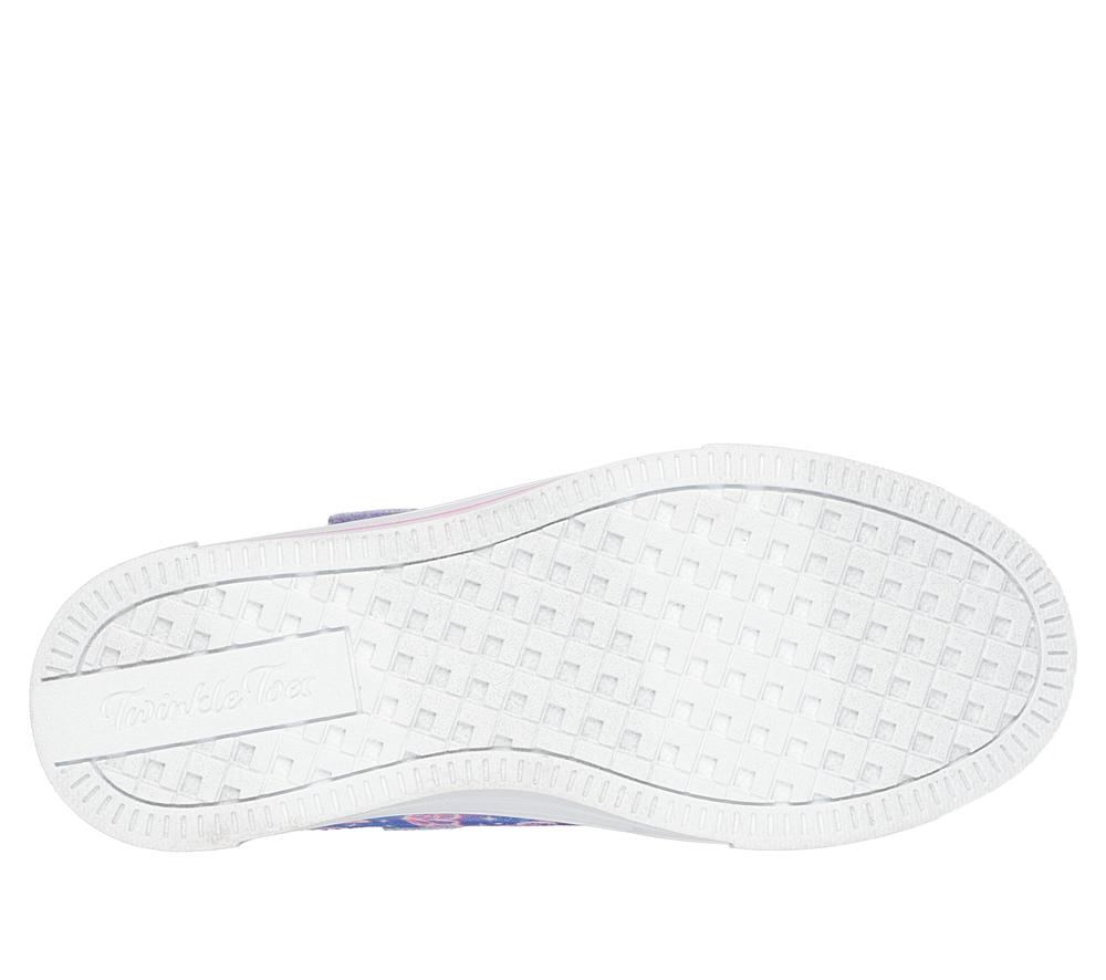 Girls's Skechers Twinkle Toes: Twinkle Sparks - Ombre Flutter Light Up Sneakers Lavender / Multicolor  USA |  4259-THQDG