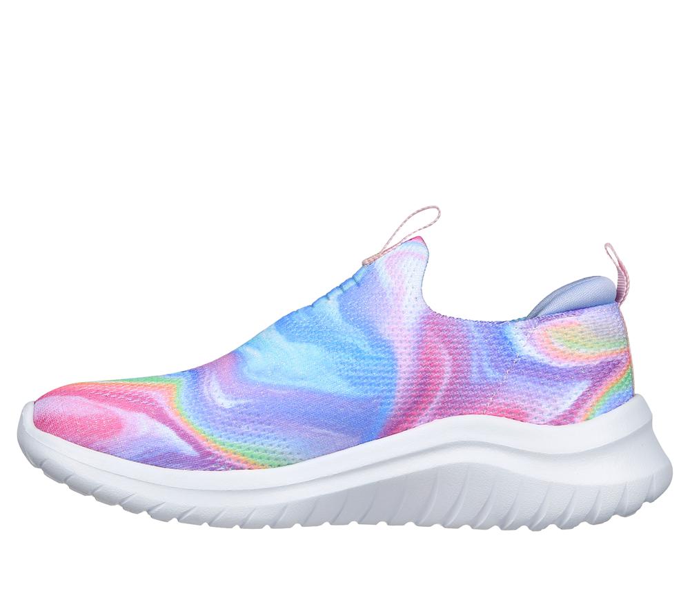 Girls's Skechers Ultra Flex 2.0 - Swirlology Sneakers Lavender / Multicolor  USA |  2135-YPERG