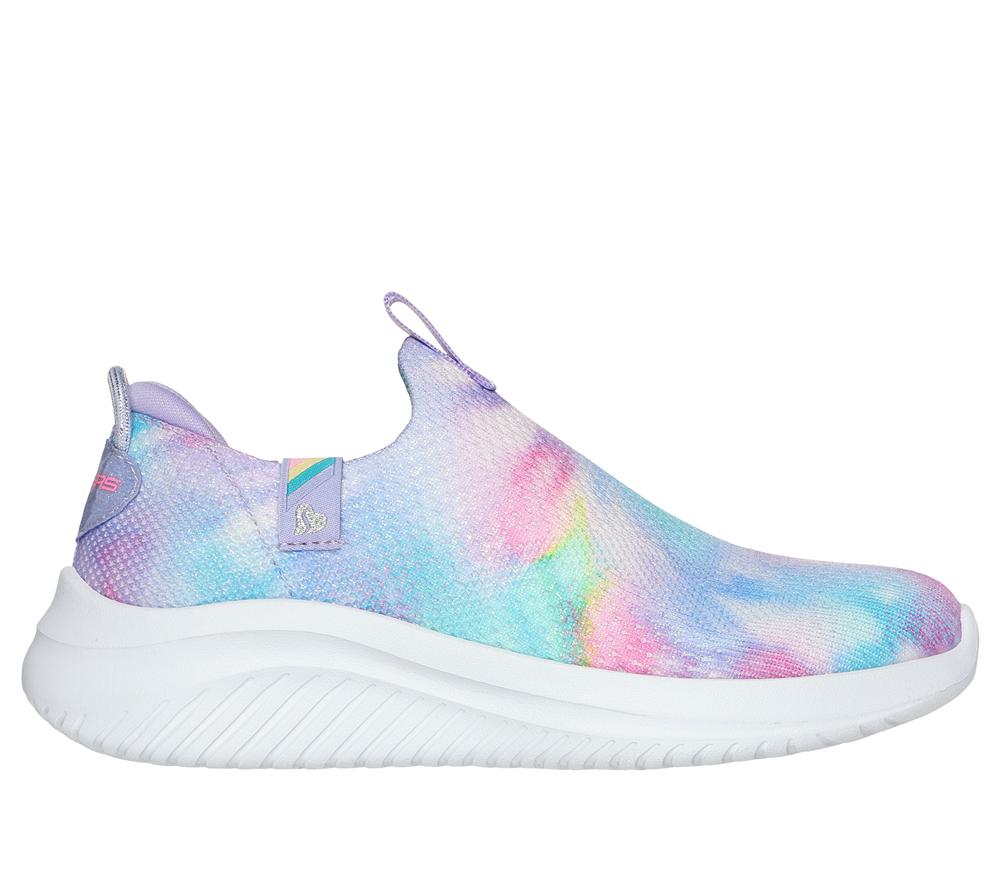 Girls\'s Skechers Ultra Flex 3.0 - Ombre Envy Sneakers Lavender / Multicolor  USA |  6854-UVQWX