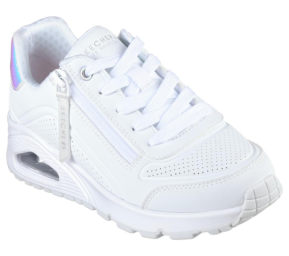 Girls's Skechers Uno Gen1 Sneakers White  USA |  8249-XSTBU
