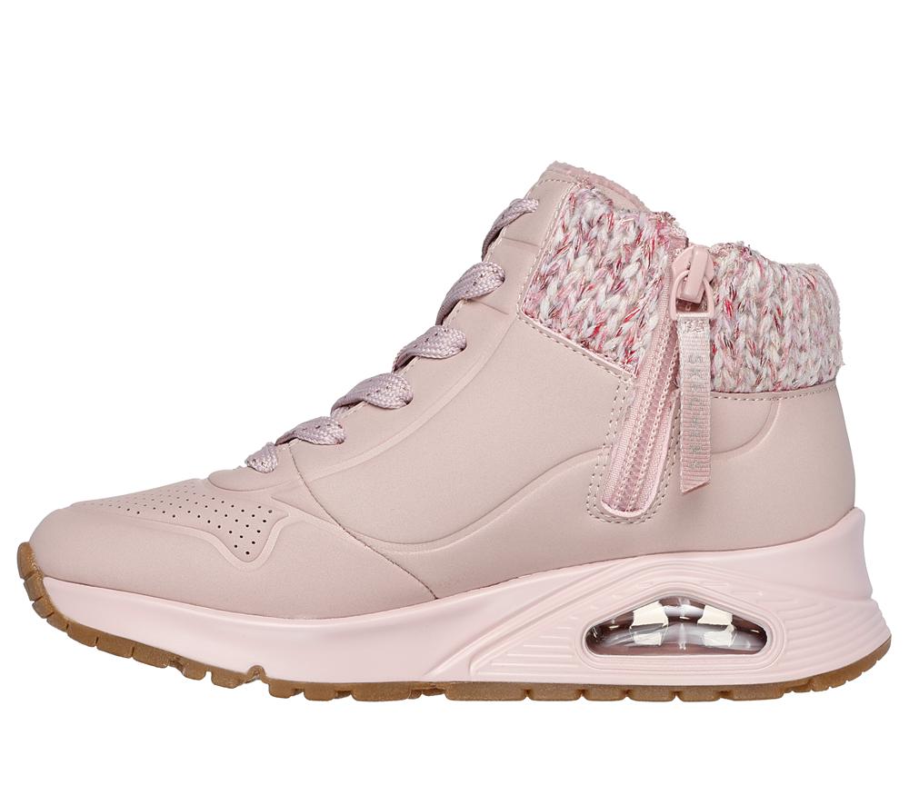 Girls's Skechers Uno Gen1 - Darling Daze Lace Up Shoes Blush Pink  USA |  7286-WXGEY