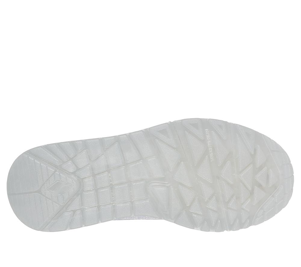 Girls's Skechers Uno Ice Lace Up Shoes White  USA |  3694-KOCIJ