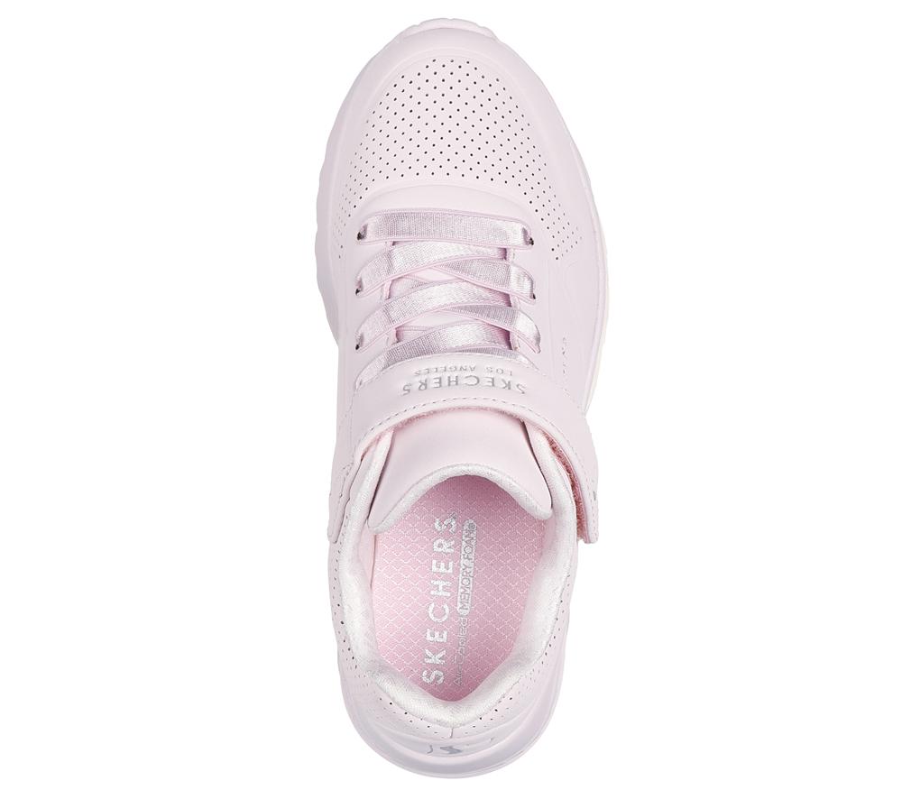 Girls's Skechers Uno Lite Sneakers Light Pink  USA |  2516-CXRNW