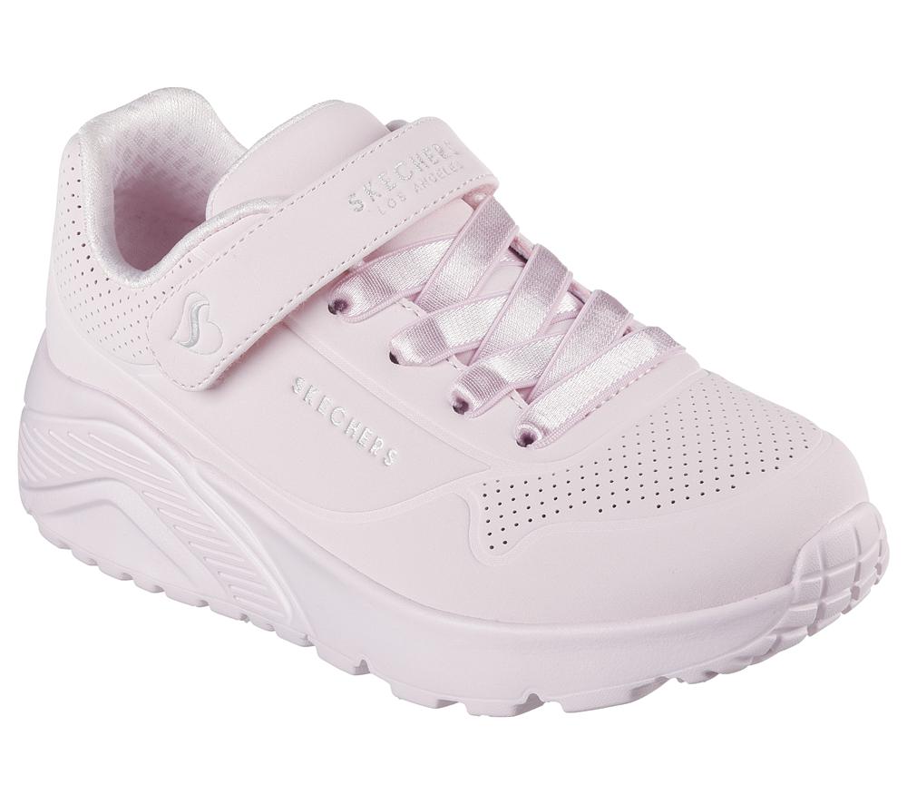 Girls's Skechers Uno Lite Sneakers Light Pink  USA |  2516-CXRNW
