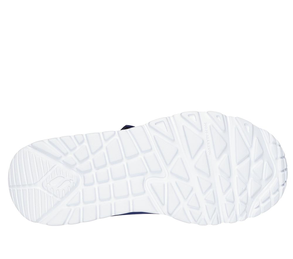 Girls's Skechers Uno Lite - Easy Zip Sneakers Navy  USA |  7156-CLOHU
