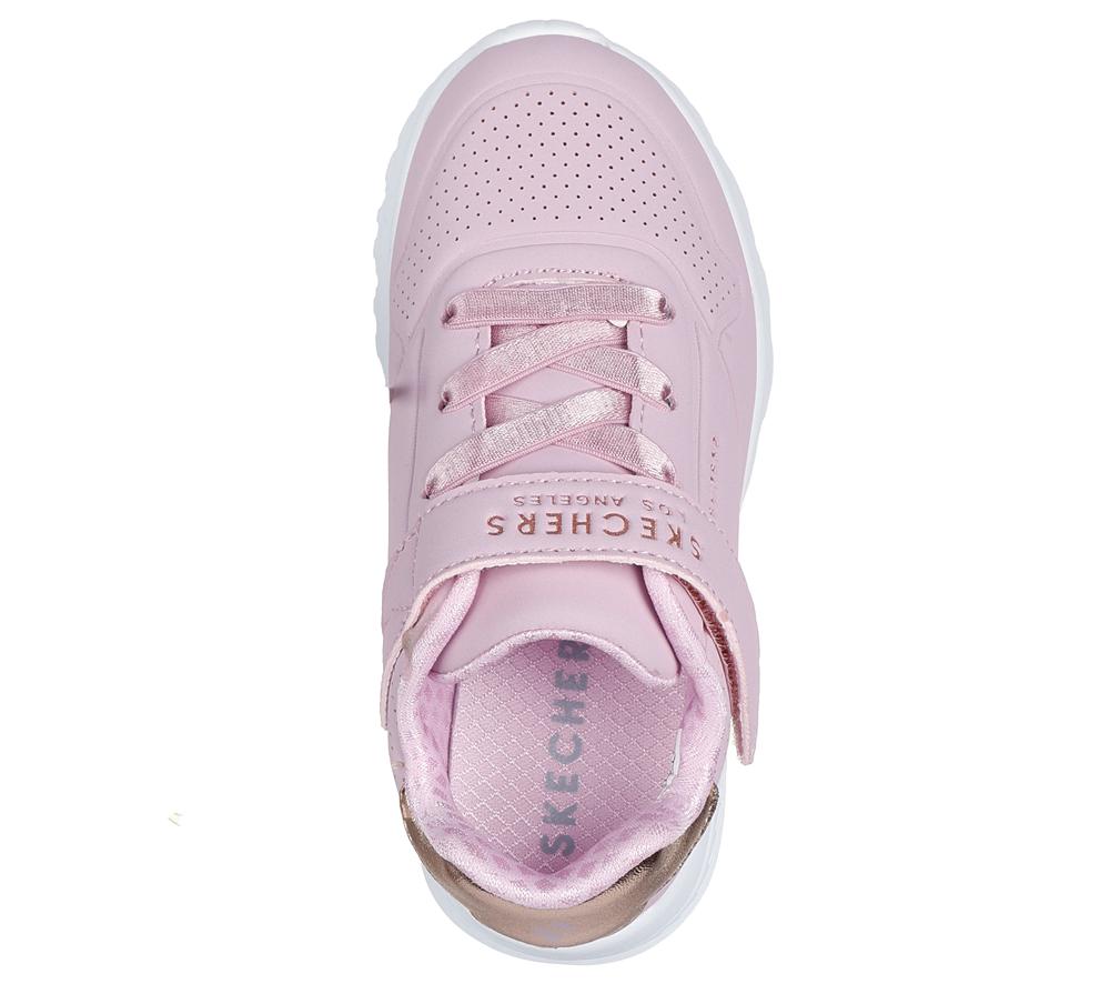 Girls's Skechers Uno Lite - Precious Shimmer Sneakers Pink  USA |  4785-NXURJ