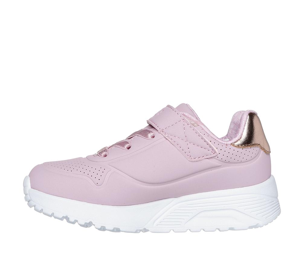 Girls's Skechers Uno Lite - Precious Shimmer Sneakers Pink  USA |  4785-NXURJ