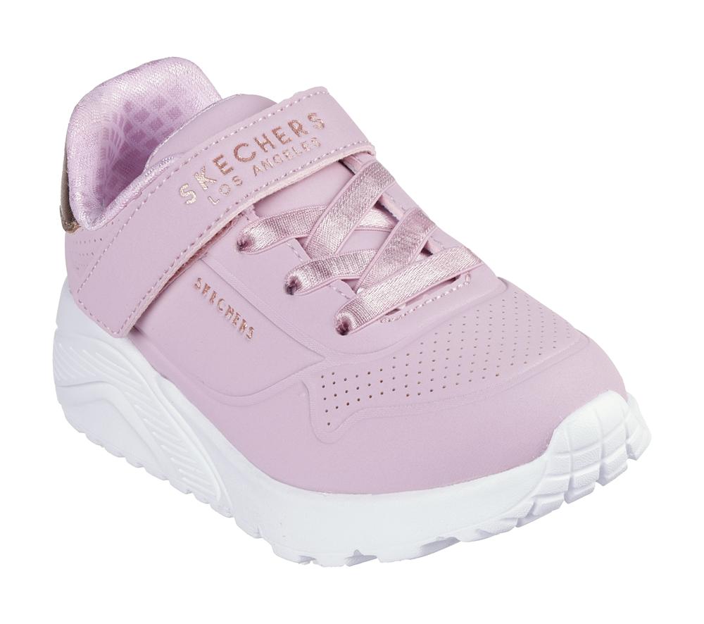 Girls's Skechers Uno Lite - Precious Shimmer Sneakers Pink  USA |  4785-NXURJ