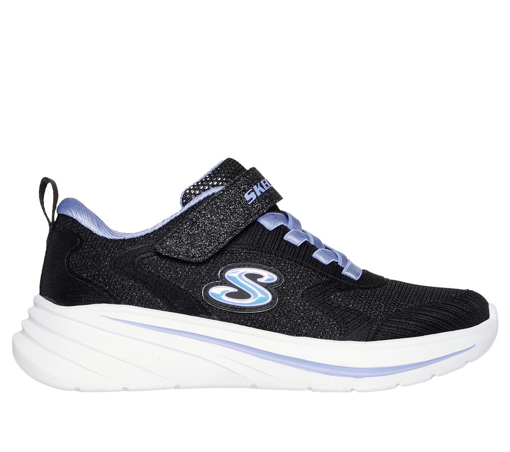 Girls\'s Skechers Wave 92 Sneakers Black  USA |  7195-YQGMU