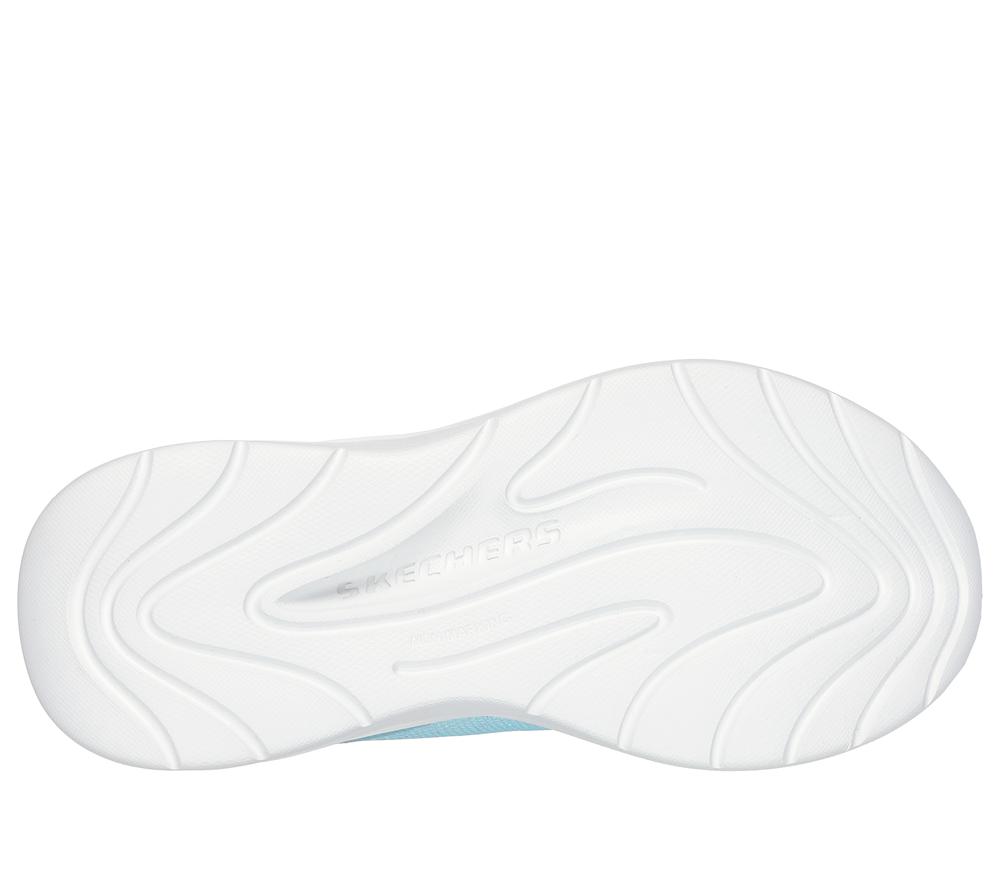 Girls's Skechers Wave 92 Sneakers Light Blue  USA |  4680-YOVAT