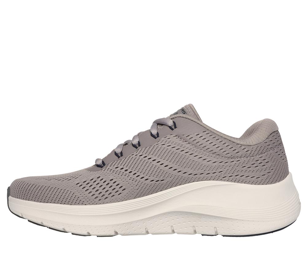 Men Skechers Arch Fit 2.0 Sneakers Taupe Brown  USA |  4593-OFIPM