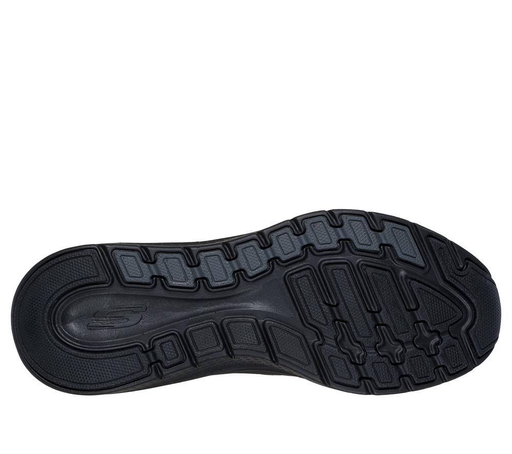 Men Skechers Arch Fit 2.0 - The Keep Lace Up Black  USA |  9316-BHEAW