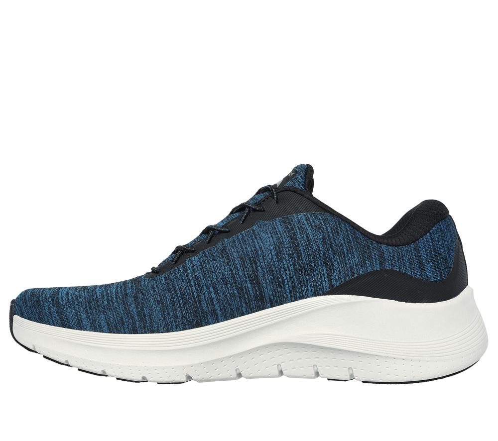 Men Skechers Arch Fit 2.0 - Upperhand Slip On Shoes Teal / Black  USA |  5063-NPGYU