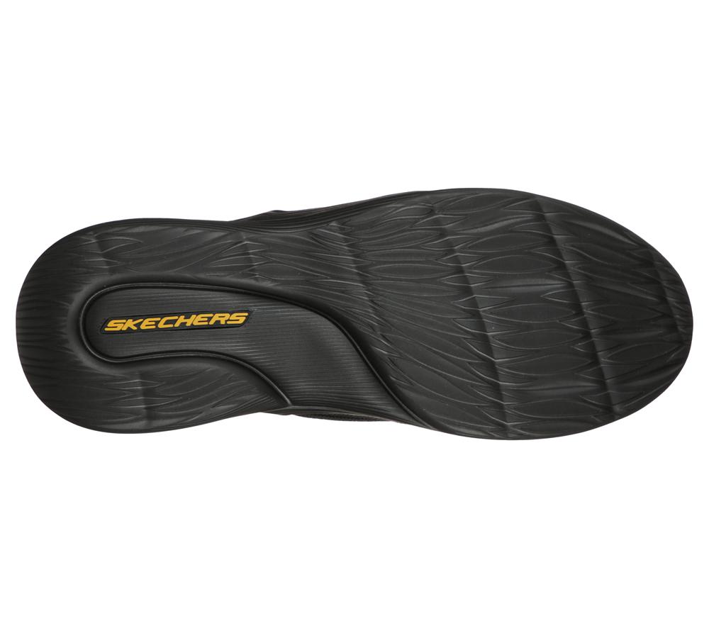 Men Skechers Arch Fit Darlo - Weedon Smart Shoes Black  USA |  1293-CIATK