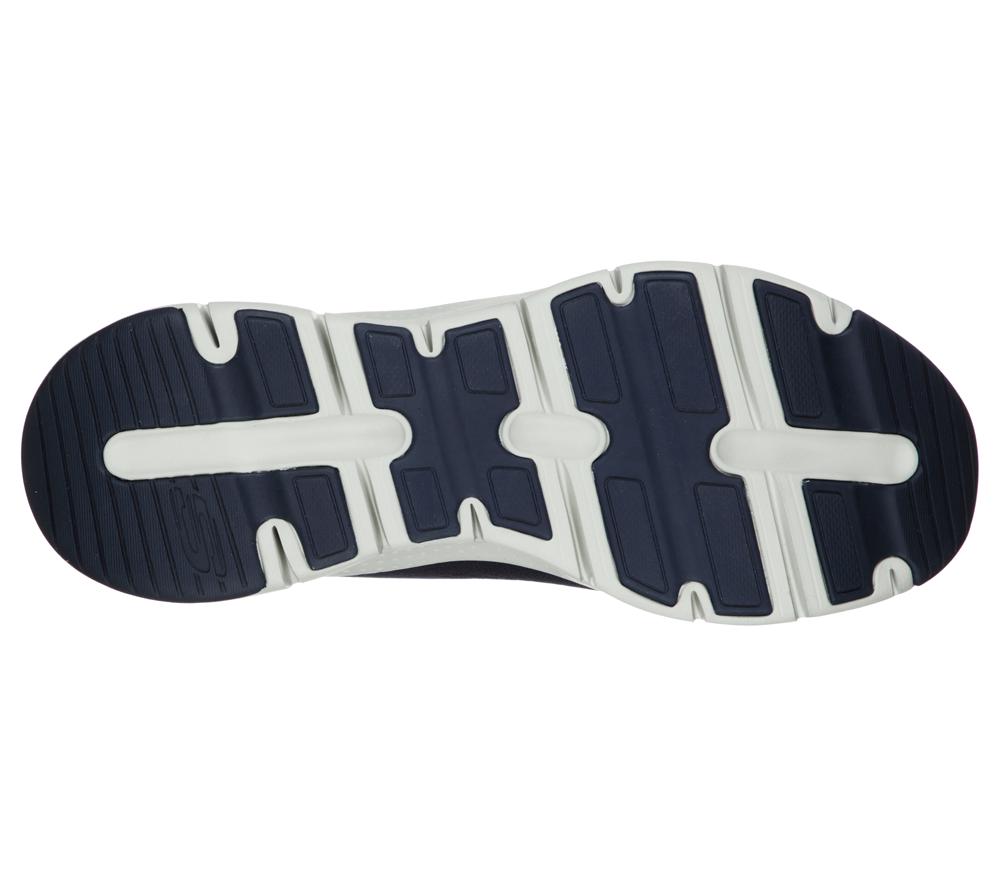 Men Skechers Arch Fit Lace Up Navy  USA |  0431-DWQGV