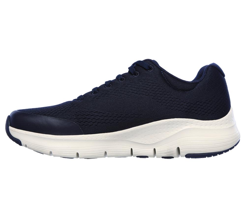 Men Skechers Arch Fit Lace Up Navy  USA |  0431-DWQGV